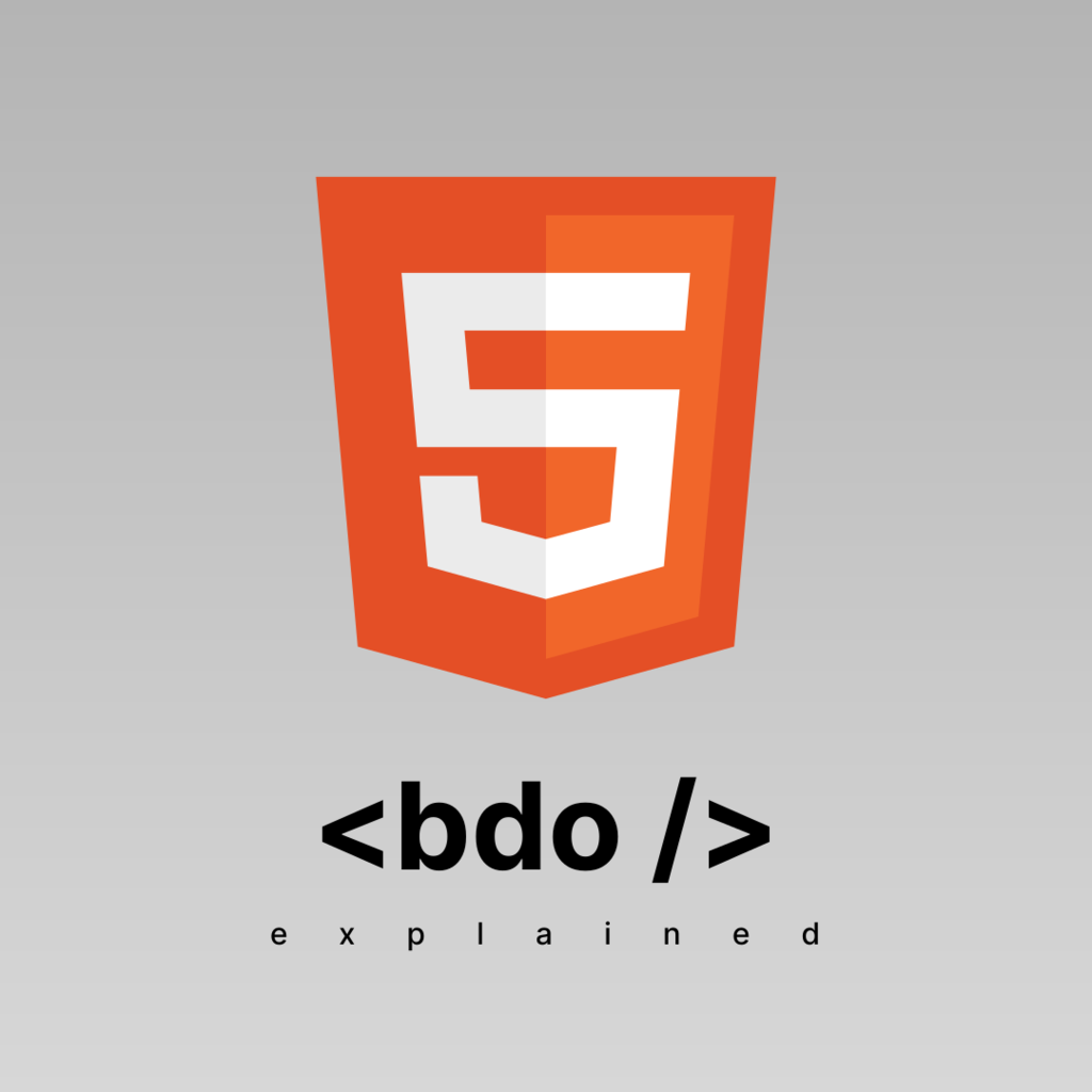 HTML BDO Tag Explained